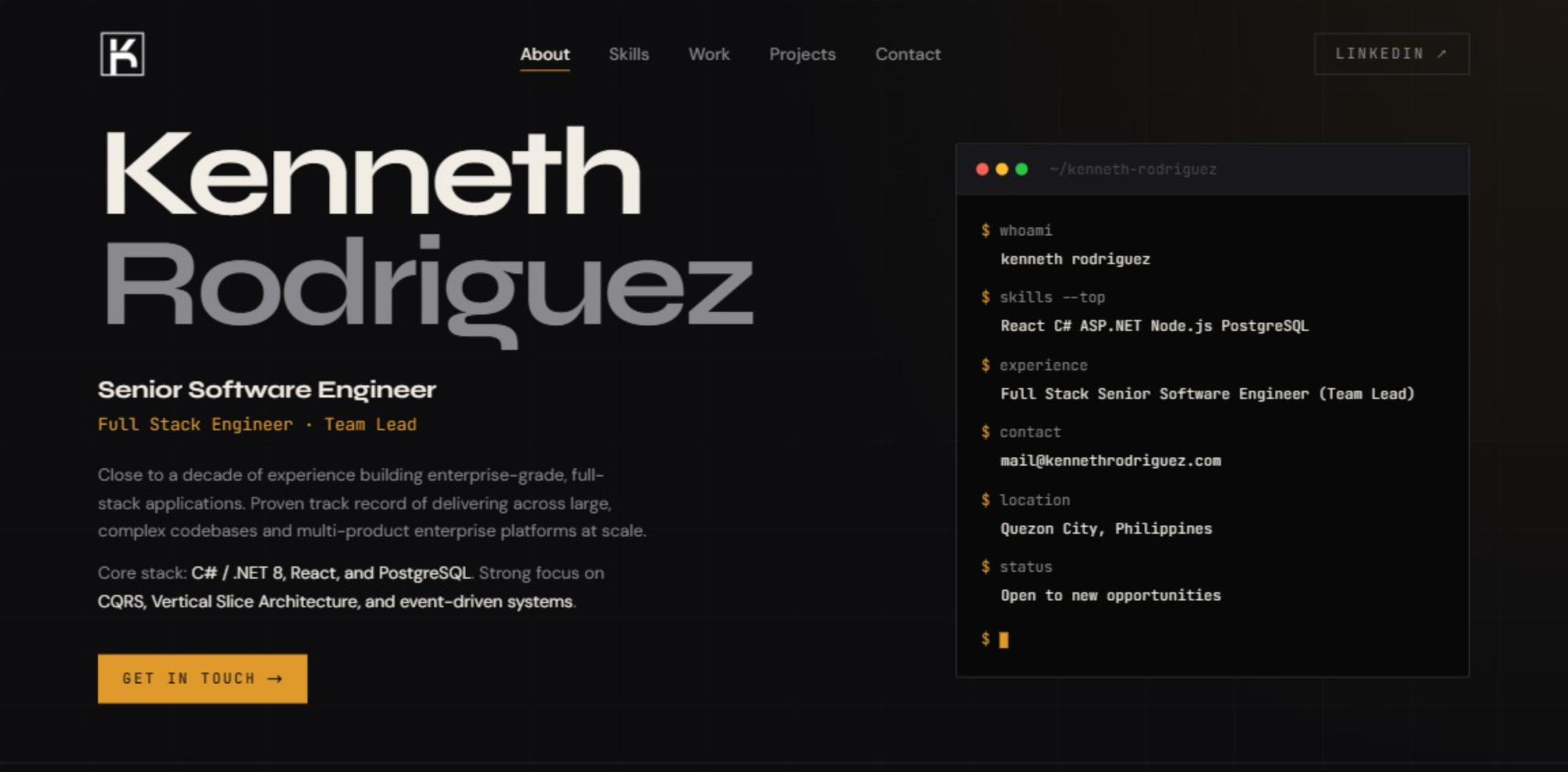 KENNETH RODRIGUEZ logo